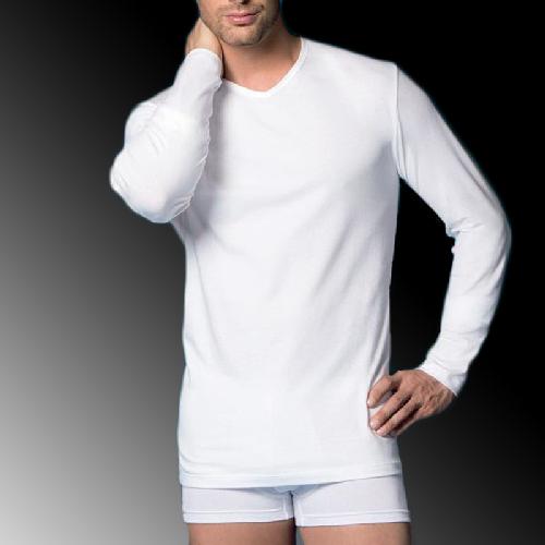 Camiseta Abanderado Termal Real Cool Cotton 579/40Y Manga Larga Cuello en V