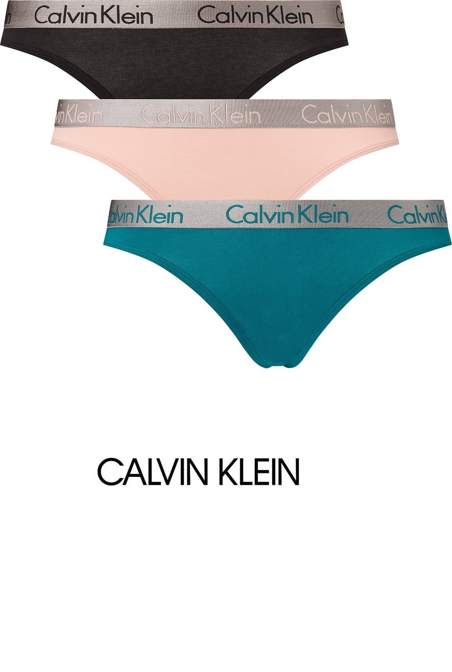 Calvin Klein Pack 3 Algodón QD3590E | Señorella