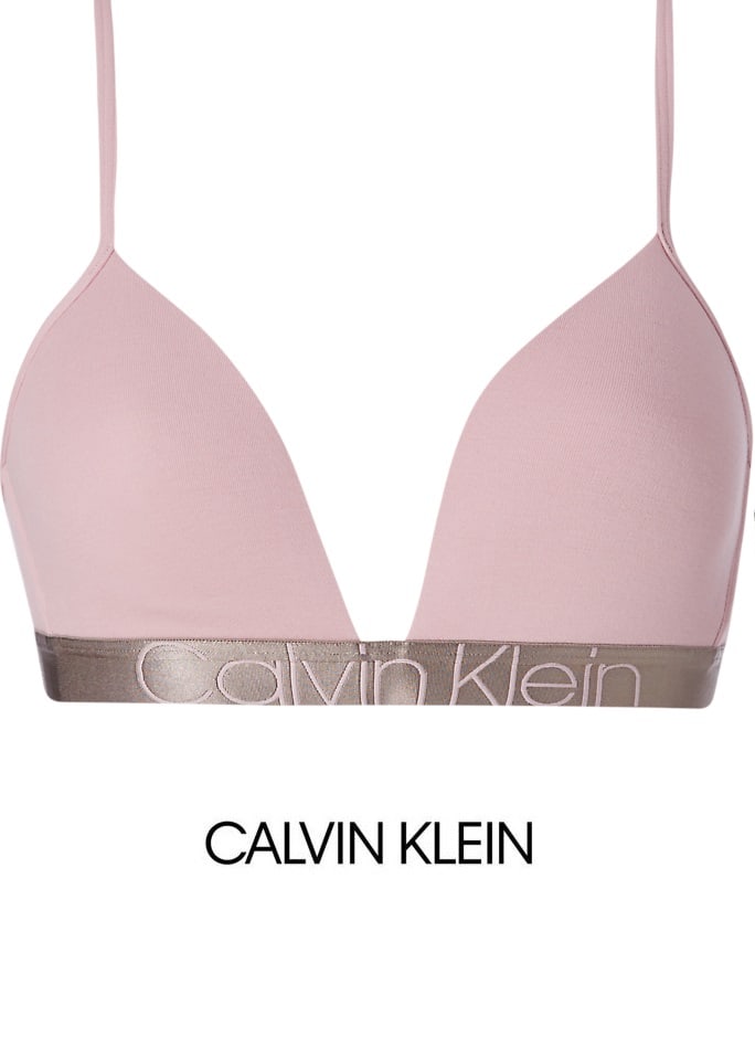 A merced de Comprimido regular Calvin Klein Sujetador Triangular Unlined QF6249E | Señorella