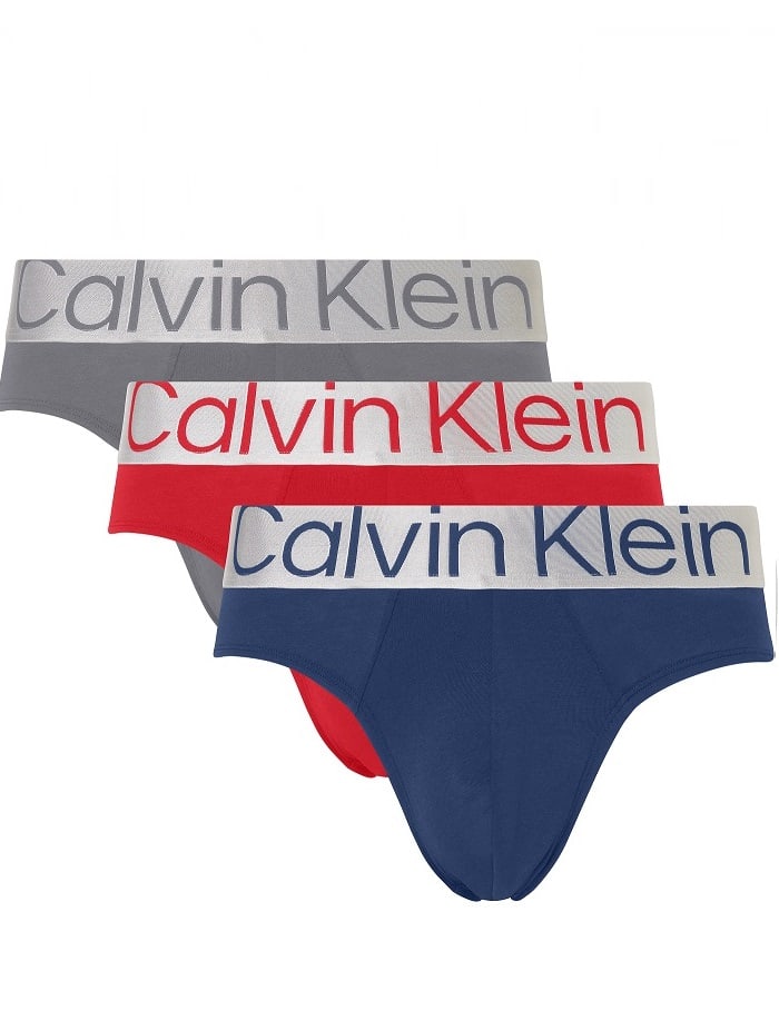 Calvin Klein Pack 3 Slips Algodón NB3129A 109