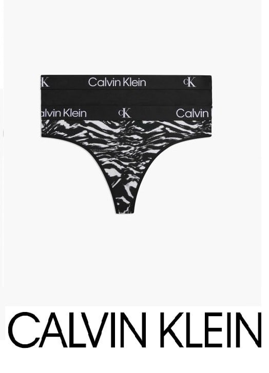 Tanga Calvin Klein de algodón para mujer
